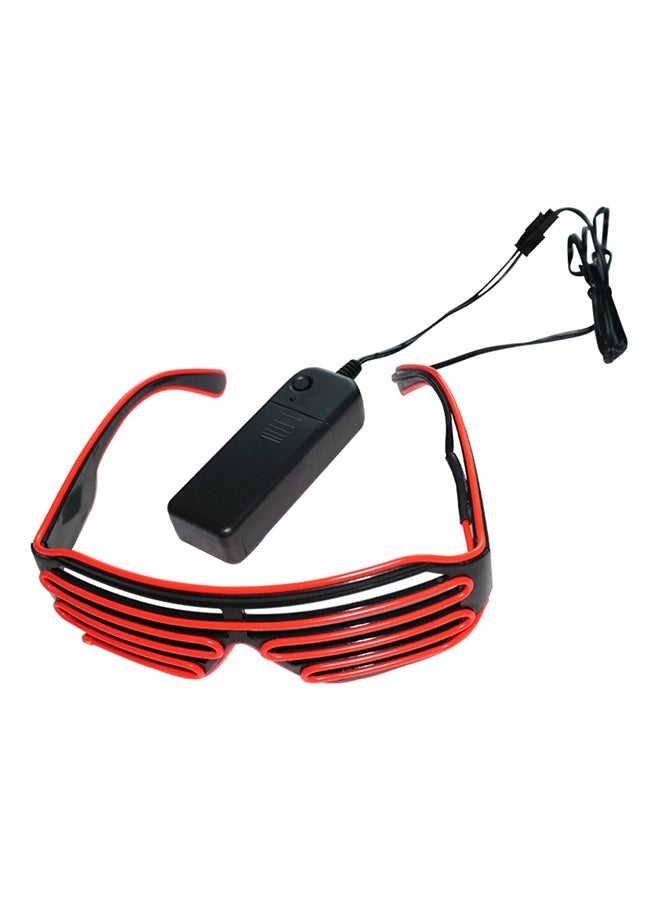 Flashing LED Glasses Light Up Party Glasses 15cm  - Image 1