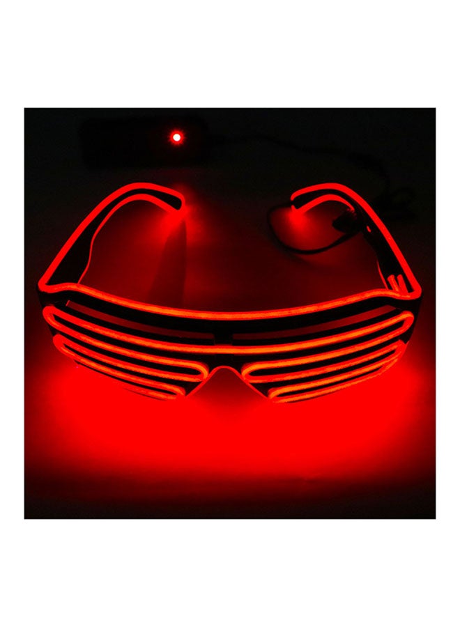 Flashing LED Glasses Light Up Party Glasses 15cm  - Image 2
