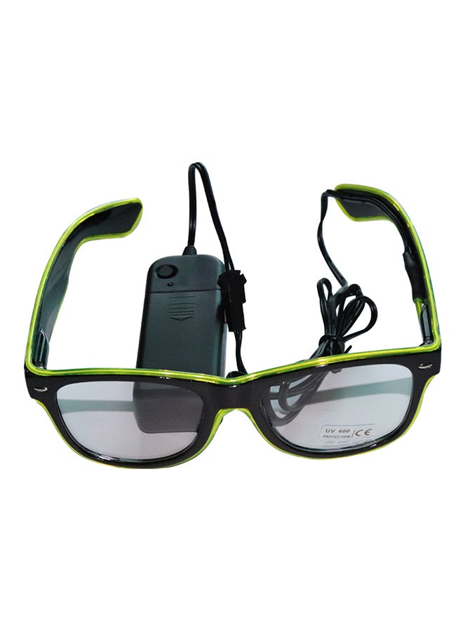 YJ001 LED Glasses 10 Colours Optional Light Up El Wire Neon Rave Glasses Twinkle Glowing Party Club Holiday Bar Decorative Glasses 15cm - Image 1