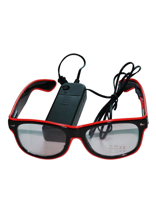 YJ001 LED Glasses 10 Colours Optional Light Up El Wire Neon Rave Glasses Twinkle Glowing Party Club Holiday Bar Decorative Glasses 15cm - Image 1