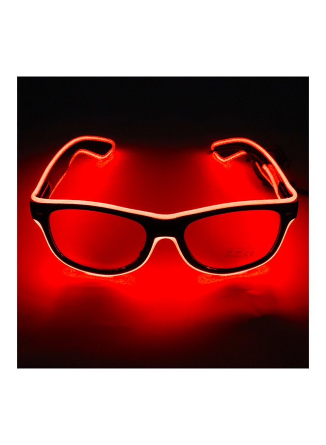 YJ001 LED Glasses 10 Colours Optional Light Up El Wire Neon Rave Glasses Twinkle Glowing Party Club Holiday Bar Decorative Glasses 15cm - Image 2