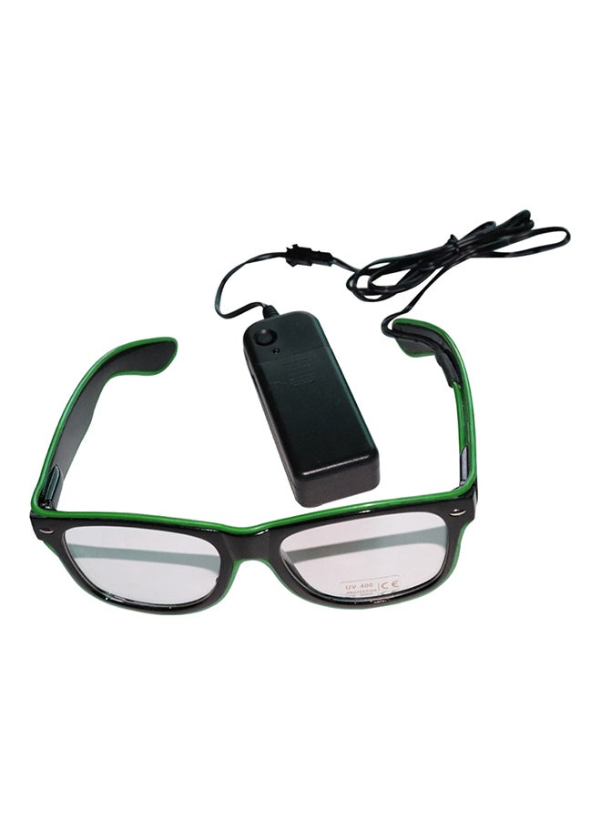 YJ001 LED Glasses 10 Colours Optional Light Up El Wire Neon Rave Glasses Twinkle Glowing Party Club Holiday Bar Decorative Glasses 15cm - Image 1