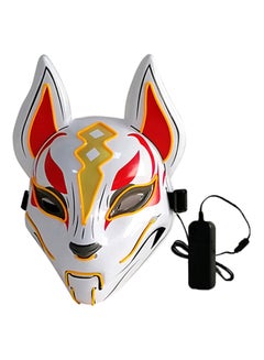 LED Glowing Cosplay Fox Half Face Mask