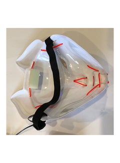 Generic LED Glowing Cosplay Fox Half Face Mask  - Image 2