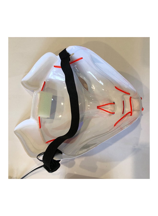 Generic - LED Glowing Cosplay Fox Half Face Mask - Image 1