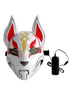 Generic LED Glowing Cosplay Fox Half Face Mask  - Image 1