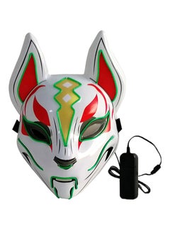Generic LED Glowing Cosplay Fox Half Face Mask  - Image 1