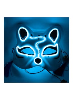 Generic LED Glowing Cosplay Fox Half Face Mask  - Image 2