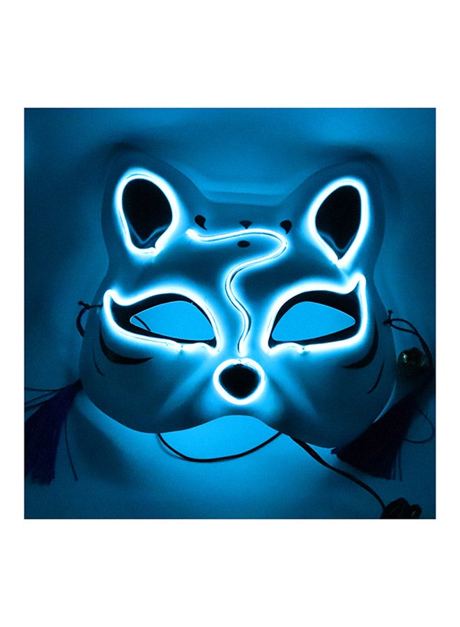Generic - LED Glowing Cosplay Fox Half Face Mask - Image 1