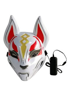 LED Glowing Cosplay Fox Half Face Mask