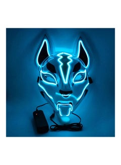 Generic LED Glowing Cosplay Fox Half Face Mask  - Image 3