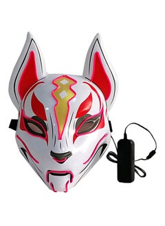 LED Glowing Cosplay Fox Half Face Mask
