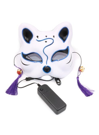 LED Glowing Cosplay Fox Half Face Mask - v1576066228/N32438570A_1