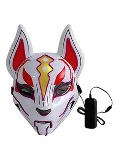 LED Glowing Cosplay Fox Half Face Mask