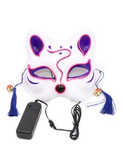 LED Glowing Cosplay Fox Half Face Mask