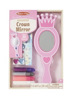 Wooden Crown Mirror Craft Kit 8854