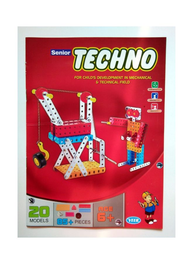 سارثام - طقم بناء تكنو سينيور الميكانيكي من 85 قطعة طراز TOYS-ME-ST TOYS-ME-ST 85 أكبر من 6 سنوات - Image 1