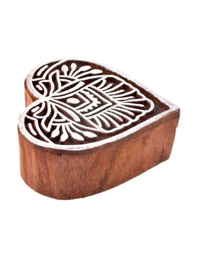 Hashcart 10-Piece Hand-Carved Wooden Baren-Motif Printing Block - Image 3