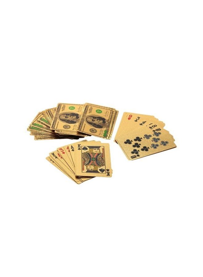 StonKraft - Gold Plated Plastic Bridge Playing Cards - Image 1