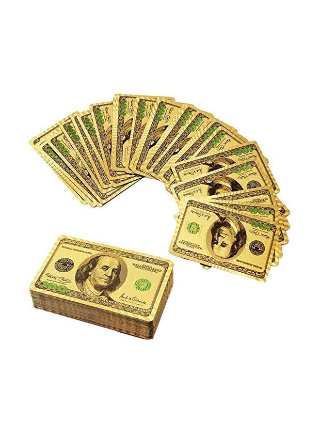 StonKraft - Gold Plated Plastic Bridge Playing Cards - Image 1