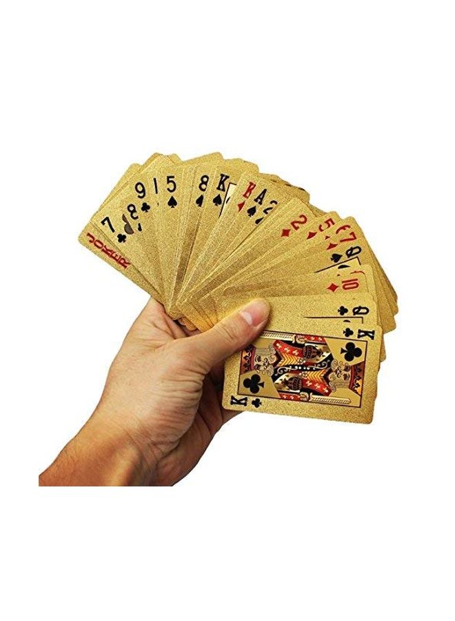 StonKraft - Gold Plated Plastic Bridge Playing Cards - Image 1