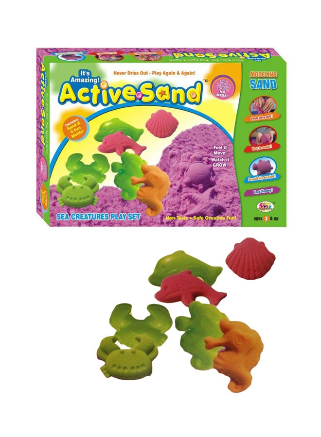 إيكتا مجموعة ألعاب تشكيل كائنات بحرية بالصلصال أكتيف ساند طراز TCEA1701368 - Image 1