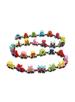 FunBlast 26-Piece Wooden Magnetic Alphabet Educational Train Toy  - Image 1