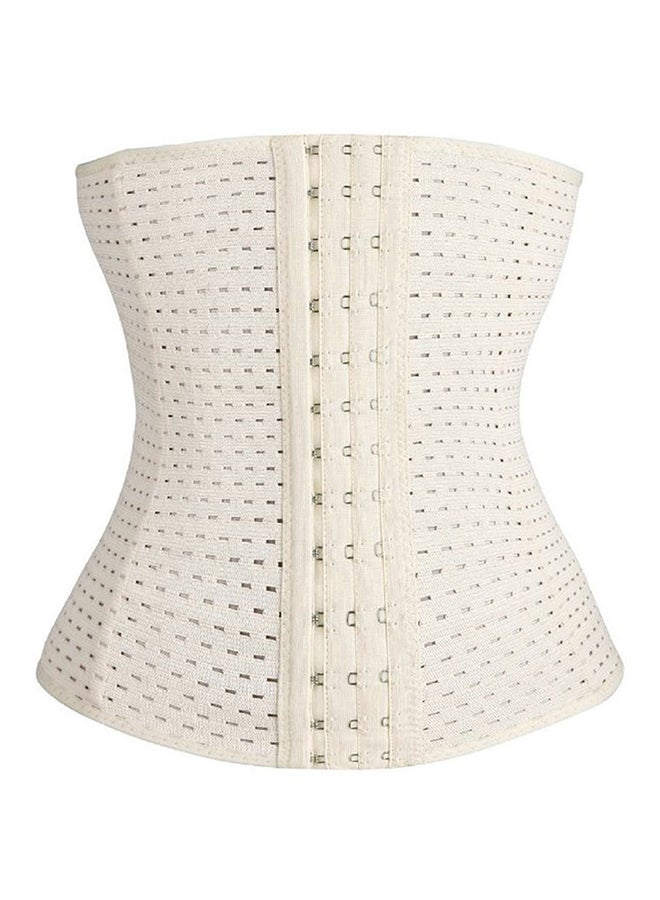 Breathable Shapewear Corset Beige - Image 1