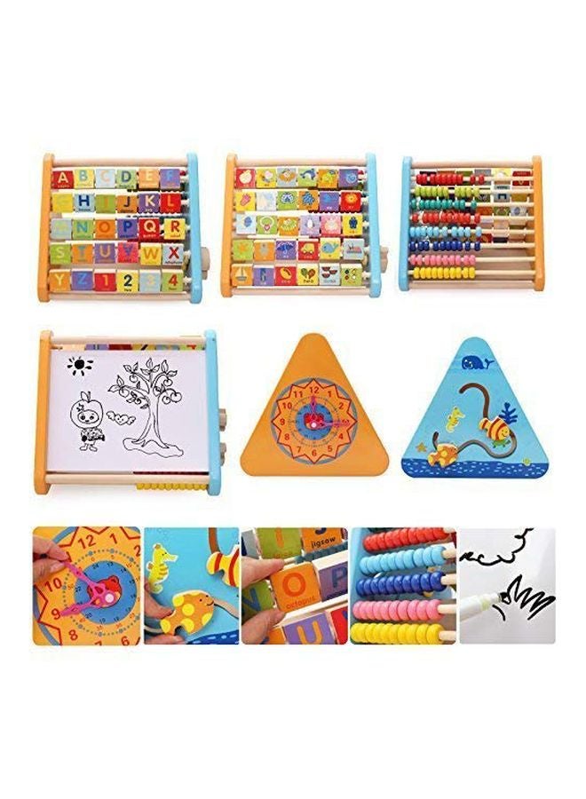 FunBlast Educational Learning Wooden Activity Triangle - Image 2