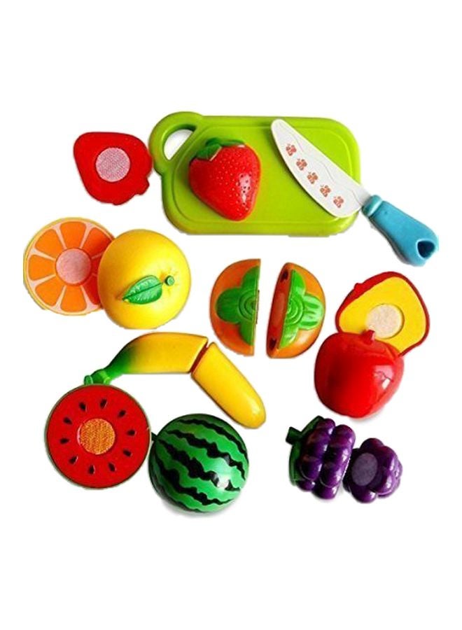 ZZ ZONEX 8-Piece Fruits and Vegetables Cutting Play Toy Set - Image 1