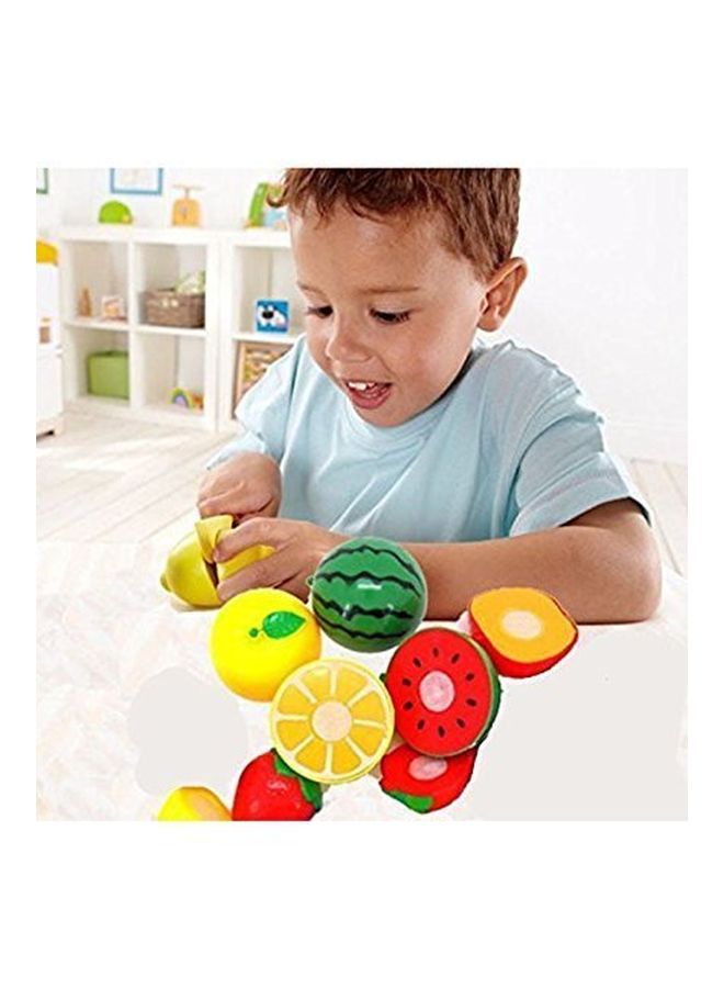 ZZ ZONEX 8-Piece Fruits and Vegetables Cutting Play Toy Set - Image 3
