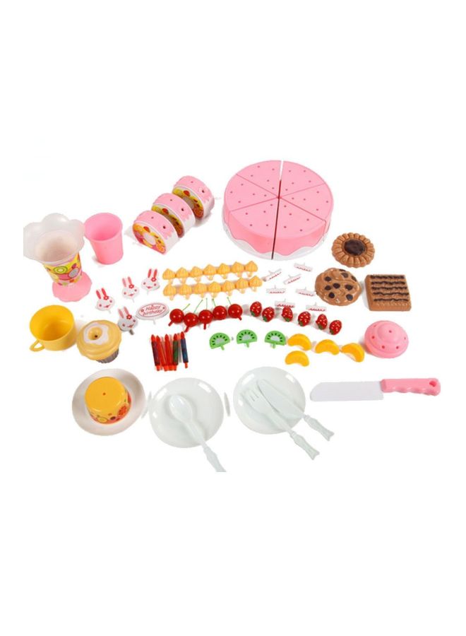 FunBlast 75-Piece DIY Cake Cutting Set Toy - Image 3