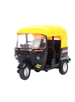 Die Cast Metal Model Bajaj Auto Rickshaw  CNG AUTO Multicolour
