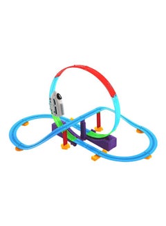 Webby 37-Piece Paradise Roller Coaster Track Racer Train Set Multicolour 