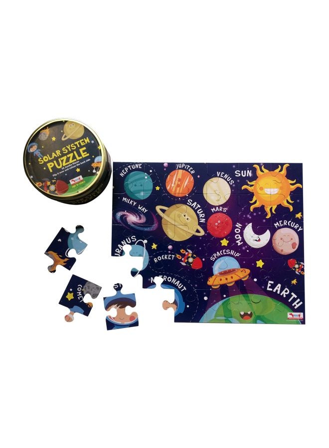 COCOMOCO KIDS 30-Piece Solar System Themed Jigsaw Puzzles
