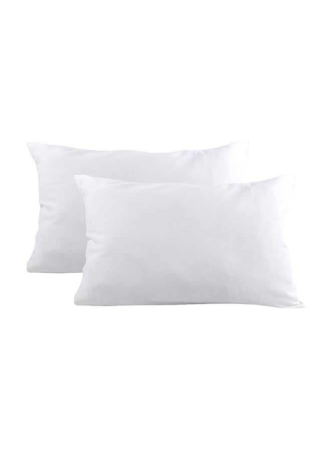 BB MY BEST BUDDY 2-Piece Solid Pattern Kids Pillowcase White 