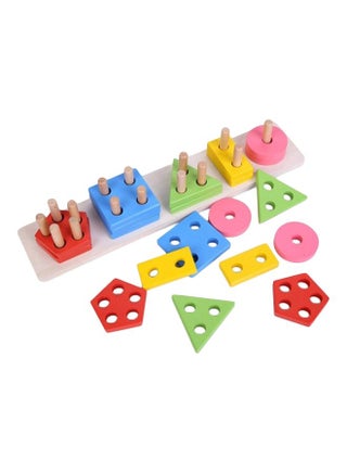 Wooden Intellectual Geometric Shape Matching Toy WT5GCS - v1576075147/N32595383A_1