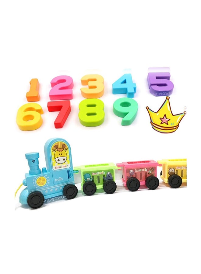 Webby Digital Number Luggage Toy Train Set - Image 2