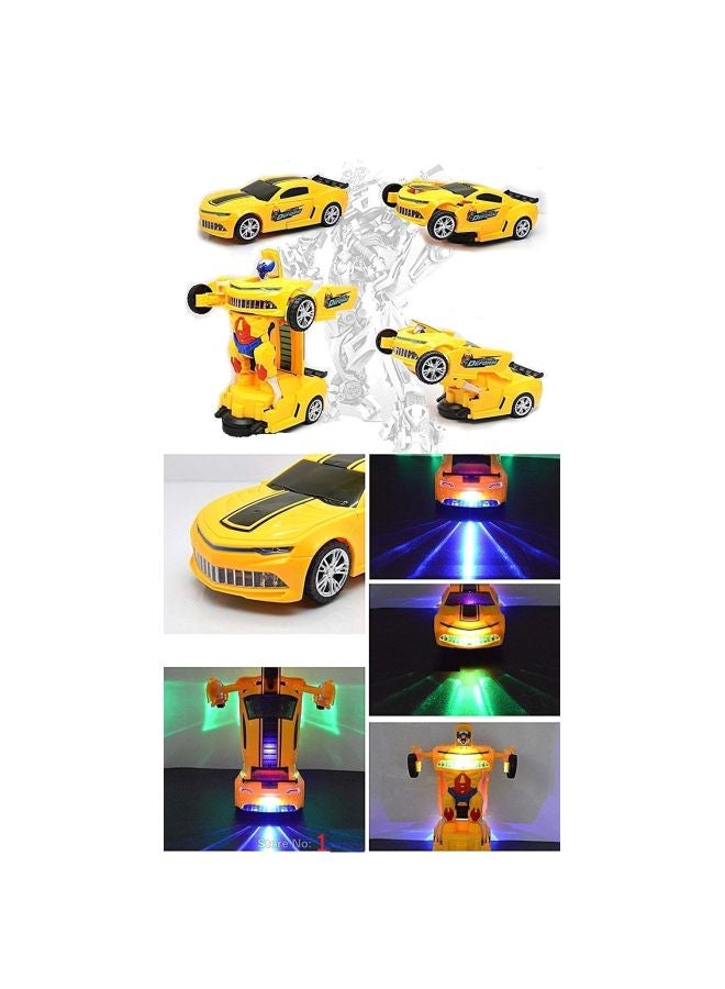 Brand Conquer 2-Piece Transformer Racing Car Toy With Light - Image 2