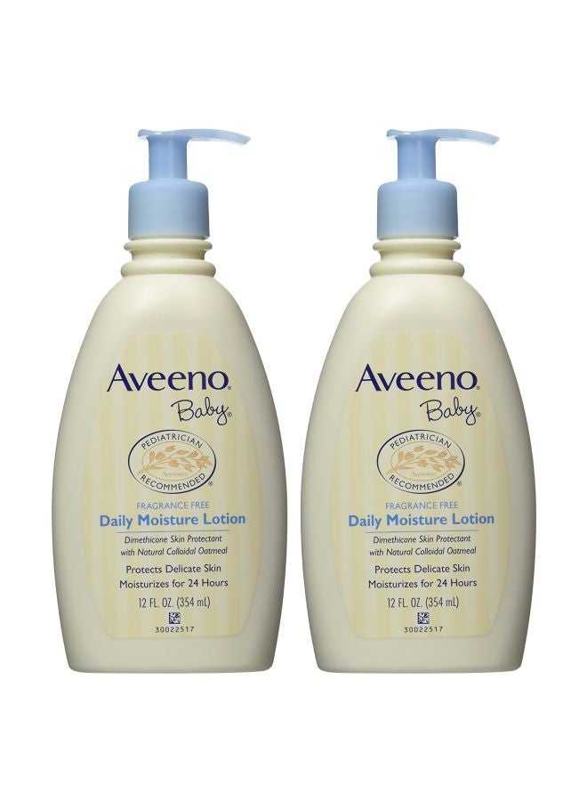Aveeno Pack Of 2 Daily Moisture Lotion - Image 3