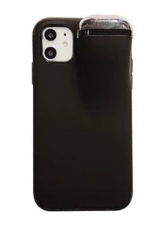 PEOK 2-In-1 Protective Case Cover For Apple iPhone 11/AirPods2 Black 