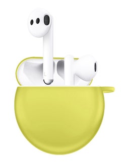 PEOK Drop-Proof Protective Case Cover For Huawei Freebuds3 Yellow 