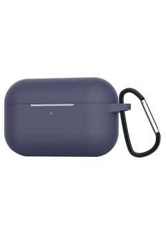 Generic Protective Charging Case Cover With Hook For Apple AirPods Pro Midnight Blue 