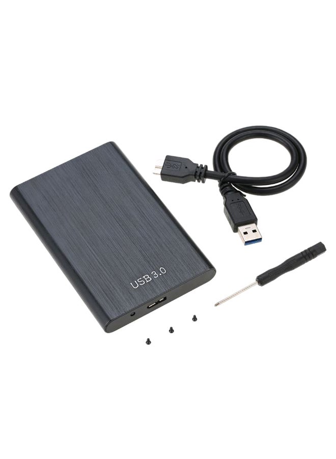 SATA SSD HDD Hard Disk Drive To USB 3.0 Converter Adapter Card External Enclosure Case Caddy Black - Image 2