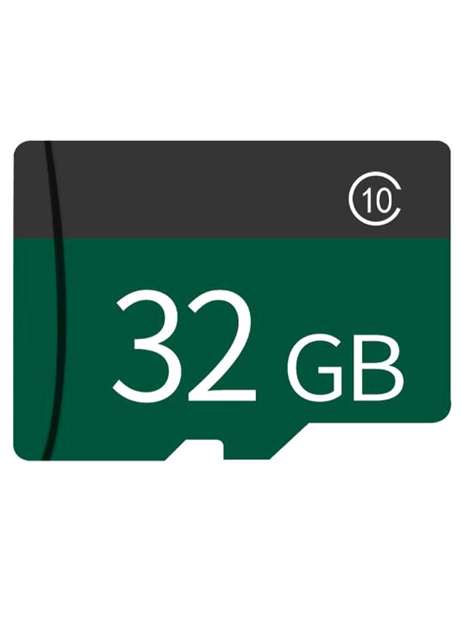 بطاقة ذاكرة فلاش TF من الفئة 10 مع محول أخضر/أسود/شفاف - Image 2