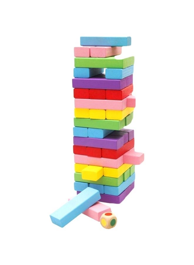 توي شاين طقم مكعبات خشبية مكون من 51 قطعة. - Image 1