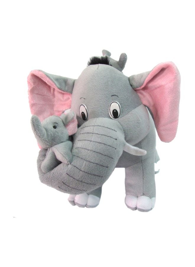 Tickles Mother Elephant With Babies Stuffed Toy AT-T087 41cm - Image 1