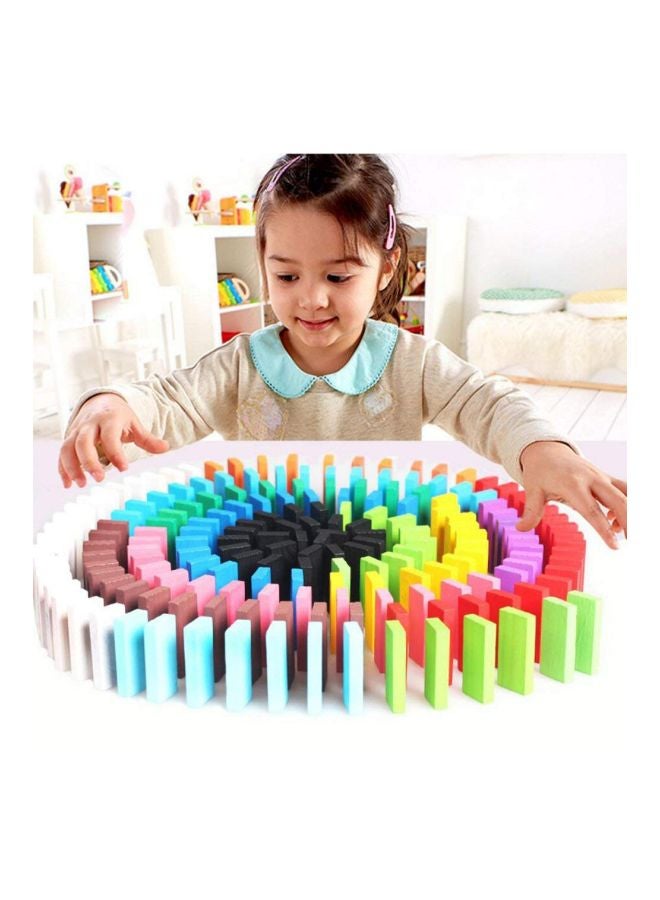 Blossom Pack Of 2 Wooden Domino Set - Image 3