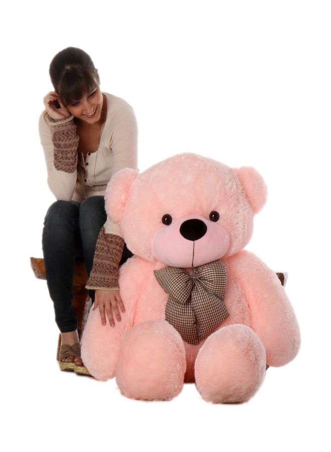 Webby Huggable Teddy Bear With Neck Bow 3feet - Image 3