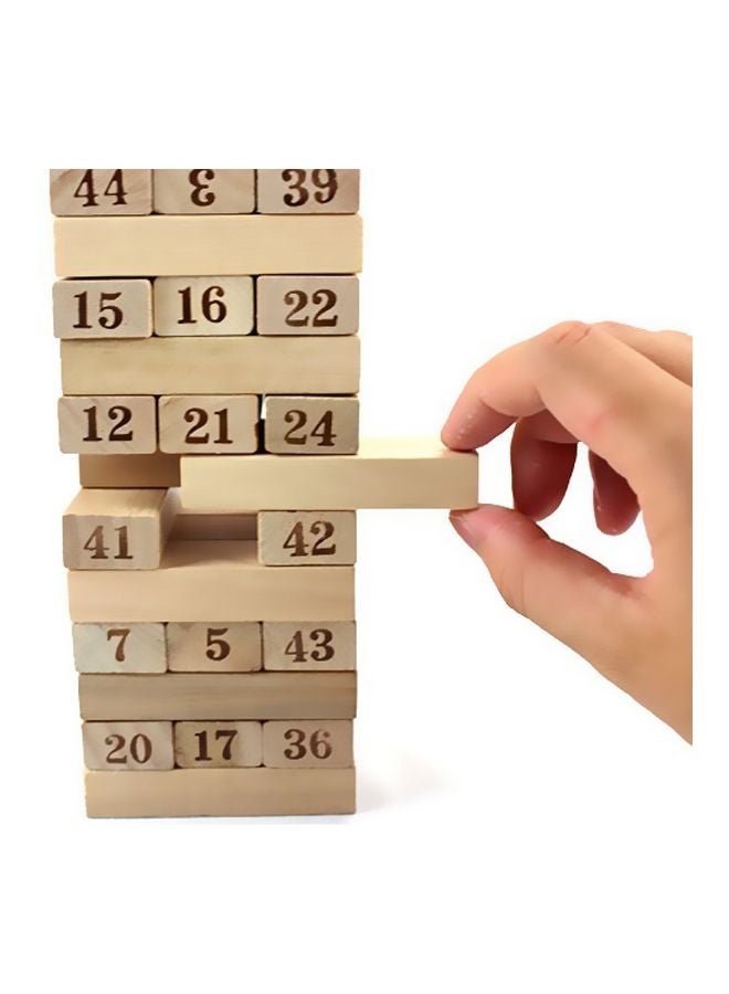Magicwand 58-Piece Wooden Stacking Block Set  - Image 3